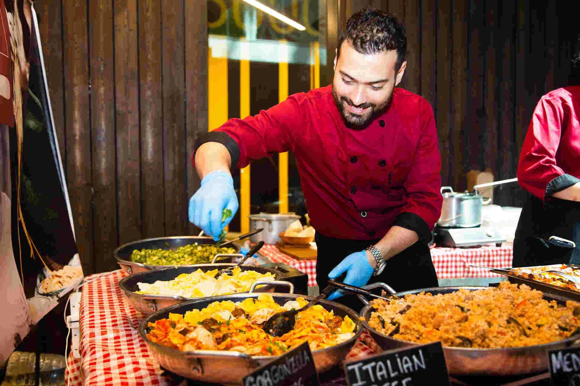 Marco and Vanessa, the team behind Soffritto